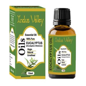 Ефірна олія Евкаліпта (15 мл), Eucalyptus Essential Oil, Indus Valley Під замовлення з Індії 45 днів. Безкоштовна