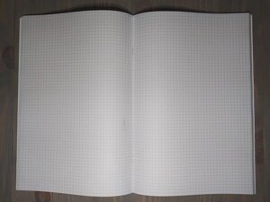 Книга канценлярська А4 формату, 96 аркушів (192 сторінки) офсетний папір у клітку Код/Артикул 26