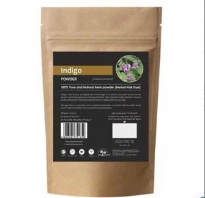 Індіго Порошок: натуральний барвник для волосся (100 г), Indigo Powder, Herb Essential Під замовлення з Індії 45 днів.