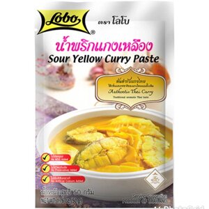 Lobo Тайська їжа кислий жовтий каррі суп спеції гострий солодкий пікантний перець чилі лемонграс часникова паста 50