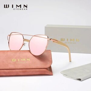 Жіночі поляризаційні сонцезахисні окуляри WIMN Y5585 Gold Pink Код/Артикул 184