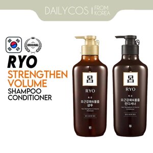 Шампунь і кондиціонер Ryo для зміцнення та об’єму волосся 550 мл під замовлення з кореї 30 днів доставка безкоштовна