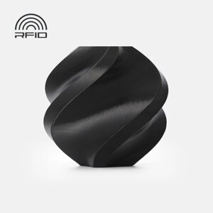 Пластик філамент для 3Д-друку Bambu Lab PC-FR Black (63100), Reusable Spool, 1.75мм, 1кг, 350м, 260-280°C, Чорний