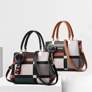 Модна жіноча наплічна сумка в стилі печворк під замовлення за 30 днів, безкоштовна доставка