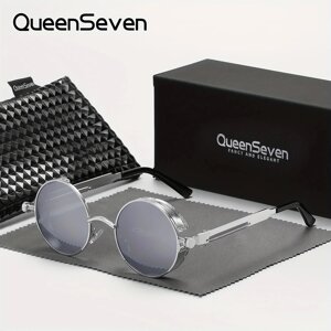 Поляризаційні сонцезахисні окуляри для жінок та чоловіків QUEENSEVEN p1008 Silver Код/Артикул 184