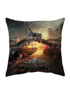 Подушка World of Tanks 40*40 см Код/Артикул 65 podushka0018