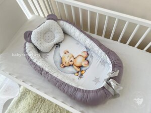 Кокон-позиціонер для новонароджених Baby Comfort Ведмедик на місяці Код/Артикул 15