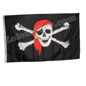 Піратський прапор 150х90 Код/Артикул 21 PR062403
