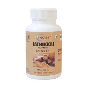Мускатний горіх (100 кап, 500 мг), Jathikkai, Neotea Під замовлення з Індії 45 днів. Безкоштовна доставка.