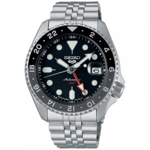 SEIKO [механічний автопідзавод із ручним заводом] Seiko 5 Sports Seiko 5 Sports SBSC001 SKX Sports Style, чорний під