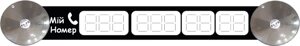 Знак на авто "МІЙ НОМЕР" (+маркер) на присосці на лобове скло зйомний Код/Артикул 173