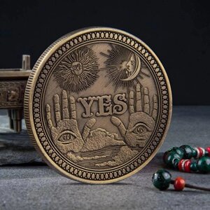 Так чи ні монета, колекційні предмети, стара монета, срібна монета, підроблена монета на удачу, оригінальні