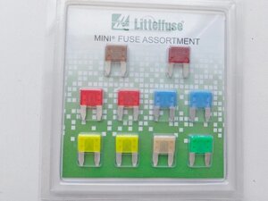 Запобіжники MINI на блістері (10 шт) (Littelfuse) 20117 Код/Артикул 30 1363