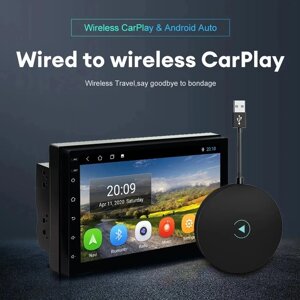 Бездротовий адаптер Apple CarPlay Wireless Adapter (круглий) Код/Артикул 13