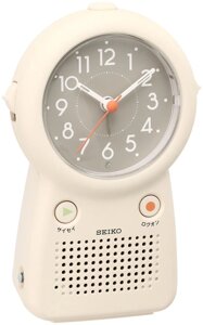 Seiko Clock Аналоговий будильник з функцією запису та відтворення Ivory EF506C SEIKO під замовлення з Японії за 30