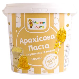 Арахісова паста FunnyNuts з кунжутом і медом 1000г Код/Артикул 108 017
