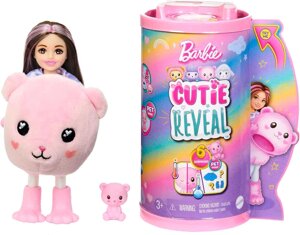 Barbie Cutie Reveal Chelsea Teddy Bear Plush. кьюті ревал медведик Код/Артикул 75 934 Код/Артикул 75 934 Код/Артикул 75