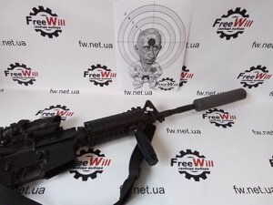 ГЛУШНИК САУНДМОРОТОР ПБС ДЛЯ M4; M16; Sig Sauer 516 Patrol ШТУРМОВА ГВИНТІВКА стандарт НАТО калібр 223 Код/Артикул 162