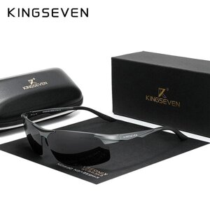Чоловічі спортивні поляризаційні окуляри KINGSEVEN N9126 Gun Grey Код/Артикул 184