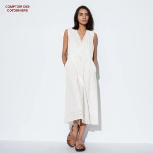 Uniqlo ЯПОНСЬКА СУКНЯ З ВИШИВКОЮ COMPTOIR DE COTONIE під замовлення з Японії за 30 днів, доставка безкоштовна