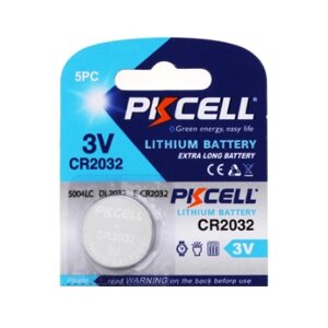 PKCELL Літієва батарейка CR2032 якісний елемент питання Код/Артикул 13 2032