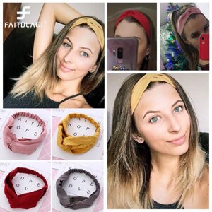 Жіноча пов'язка на голову з декогюром "Вузол" під замовлення за 30 днів, безкоштовна доставка