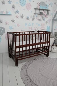 Ліжко дитяче Baby Comfort ЛД2 з маятником горіх Код/Артикул 15