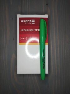 Текстовиділювач, highlighter Axent, маркер для тексту. упаковка 12 шт. Код/Артикул 26