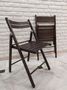 Складаний стілець зі спинкою туристичний, для пікніка, дачі (дерев'яний) Код/Артикул 186 771т-34