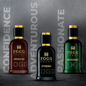 Fogg Intensio Scent, парфумерна вода, чоловічі парфуми, стійкий свіжий, екзотичний та заспокійливий аромат, 100 мл під