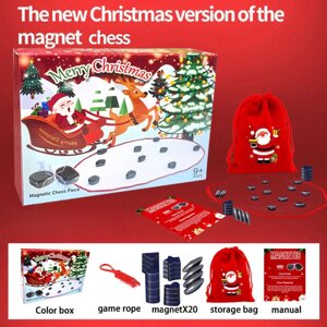 Магнітні шахи, Магнітна настільна гра, Весела настільна магнітна гра, Сімейні ігри для де… під замовлення за 30 днів,