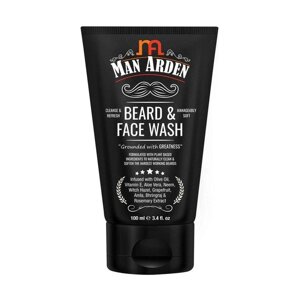 Гель для бороди та обличчя (100 мл), Beard & Face Wash, Man Arden Під замовлення з Індії 45 днів. Безкоштовна доставка.