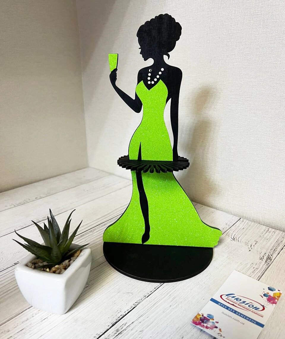 Підставка для серветок "Lady in light green" Код/Артикул 168 СЛ-041 від компанії greencard - фото 1
