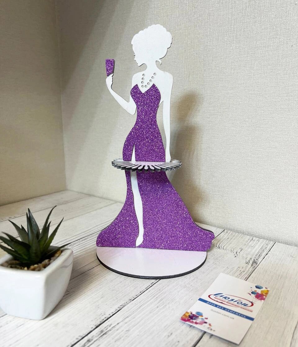 Підставка для серветок "Lady in violet" світла Код/Артикул 168 СЛ-040 від компанії greencard - фото 1
