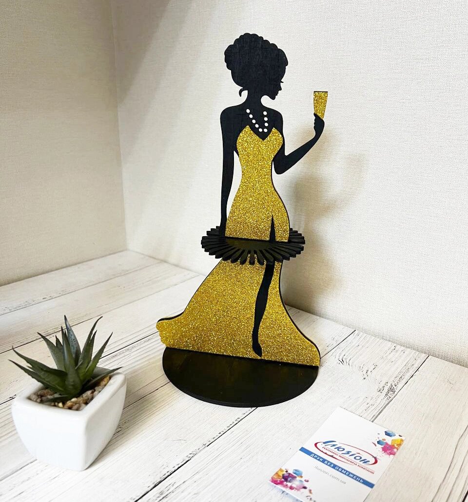 Підставка для серветок   "Lady in yellow" Код/Артикул 168 СЛ-043 від компанії greencard - фото 1