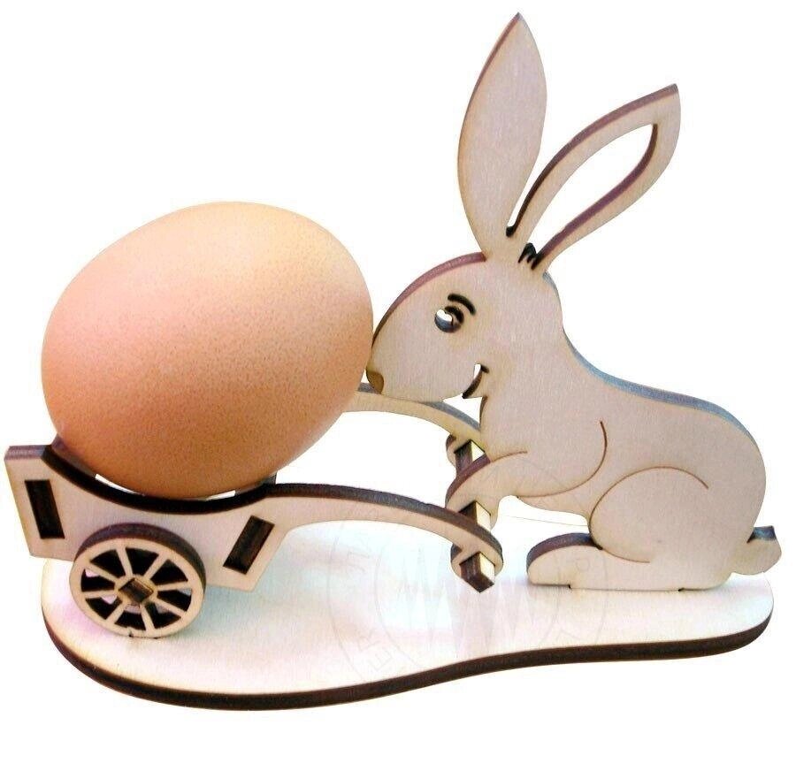Підставка Кролик для великодніх яєць 130x60x100мм Код/Артикул 151 3264 від компанії greencard - фото 1