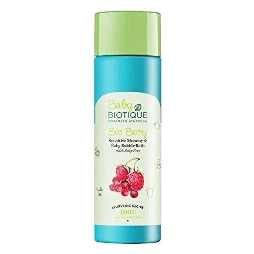 Піна для ванни: для мам та малюків (190 мл), Sensitive Mommy and Baby Bubble Bath,  Biotique Під замовлення з Індії 45 від компанії greencard - фото 1