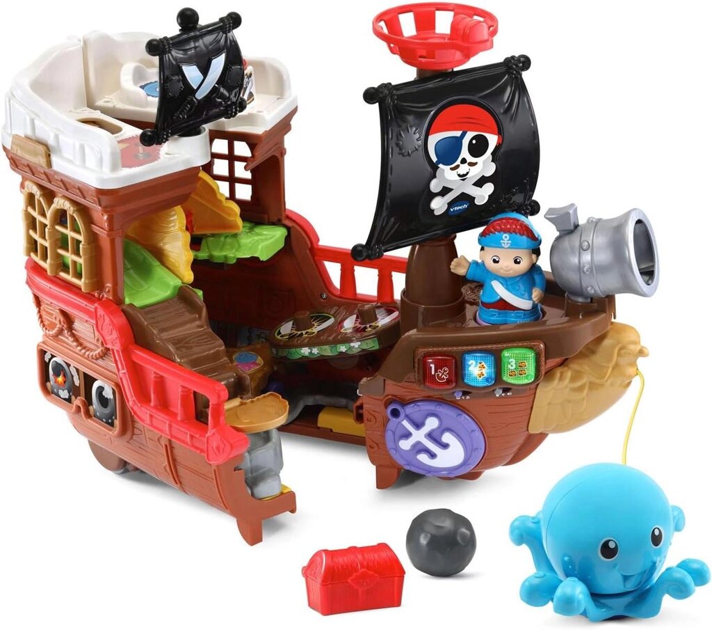 Піратський корабель зі скарбами 2в1 . VTech Treasure Seekers Pirate Ship Код/Артикул 75 365 Код/Артикул 75 365 від компанії greencard - фото 1