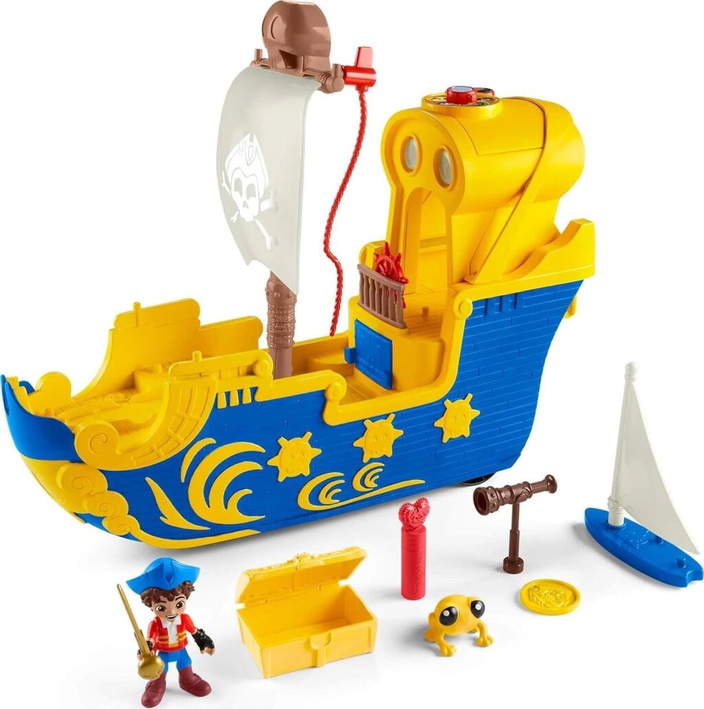 Піратський корабль Fisher-Price Santiago of the Seas Pirate Ship, Саньтьяго Код/Артикул 75 1151 Код/Артикул 75 1151 від компанії greencard - фото 1