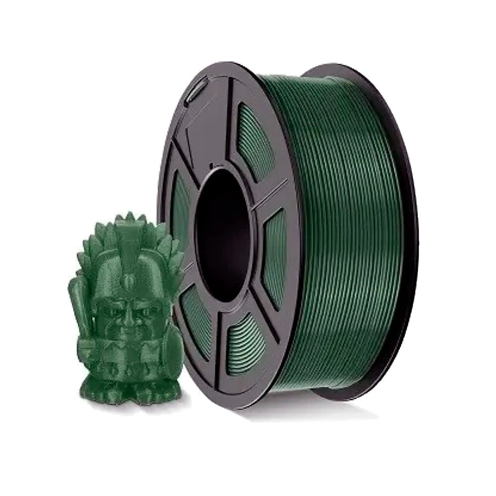 Пластик/філамент для 3D-друку SUNLU PETG  Military Green (04640719Z), 1.75mm, 1kg, 230-260 / Хаки Код/Артикул 57 від компанії greencard - фото 1