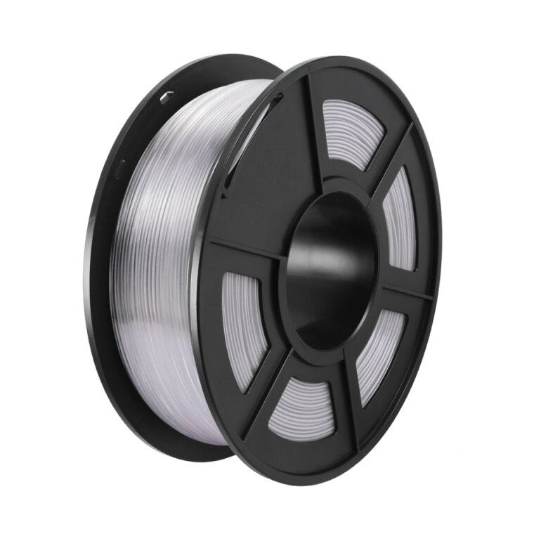 Пластик/філамент для 3D-друку SUNLU TPU  Transparent (01105000B), Classic Spool, 1.75mm, 0.5kg, 190-230 / Прозорий від компанії greencard - фото 1