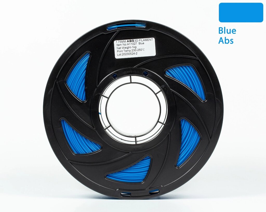 Пластик/філамент для 3D-друку TRONXY ABS Blue (A11027), 1.75mm, 1kg, 395m, 230-250 Код/Артикул 57 UA3D170-Blue від компанії greencard - фото 1