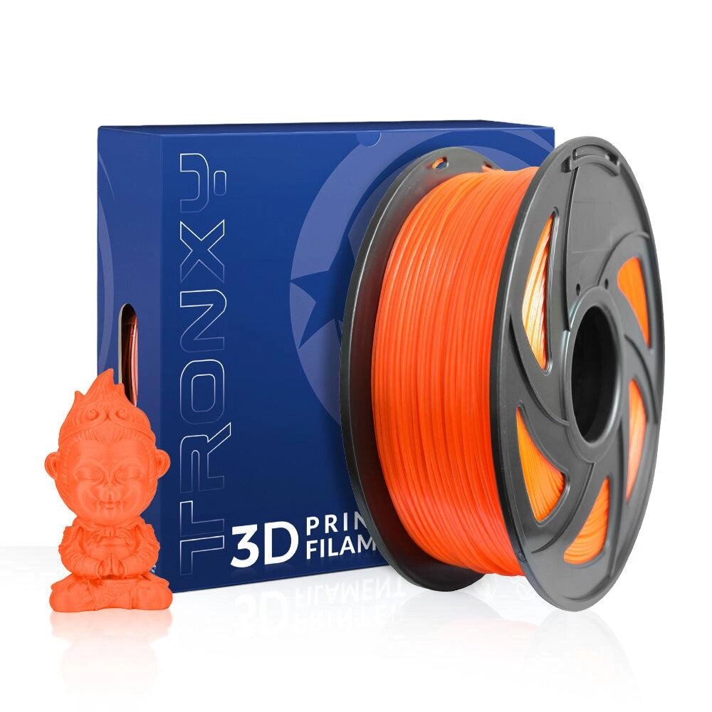 Пластик/філамент для 3D-друку TRONXY ABS Orange (A11028), 1.75mm, 1kg, 395m, 230-250 Код/Артикул 57 UA3D170-Orange від компанії greencard - фото 1