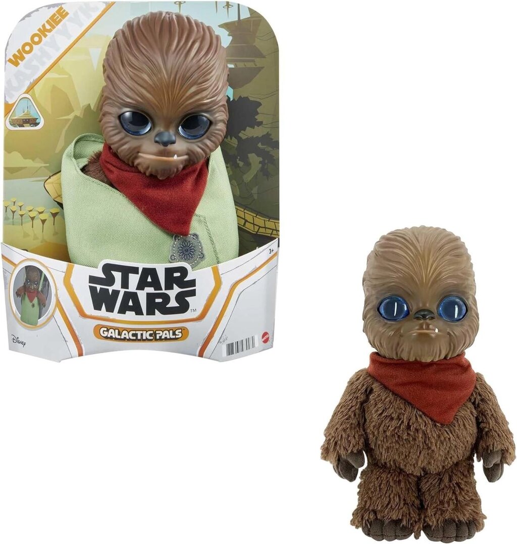 Плюшева 28см іграшка Star Wars Galactic Pals, Wookiee. Чубака Код/Артикул 75 1173 Код/Артикул 75 1173 Код/Артикул 75 від компанії greencard - фото 1