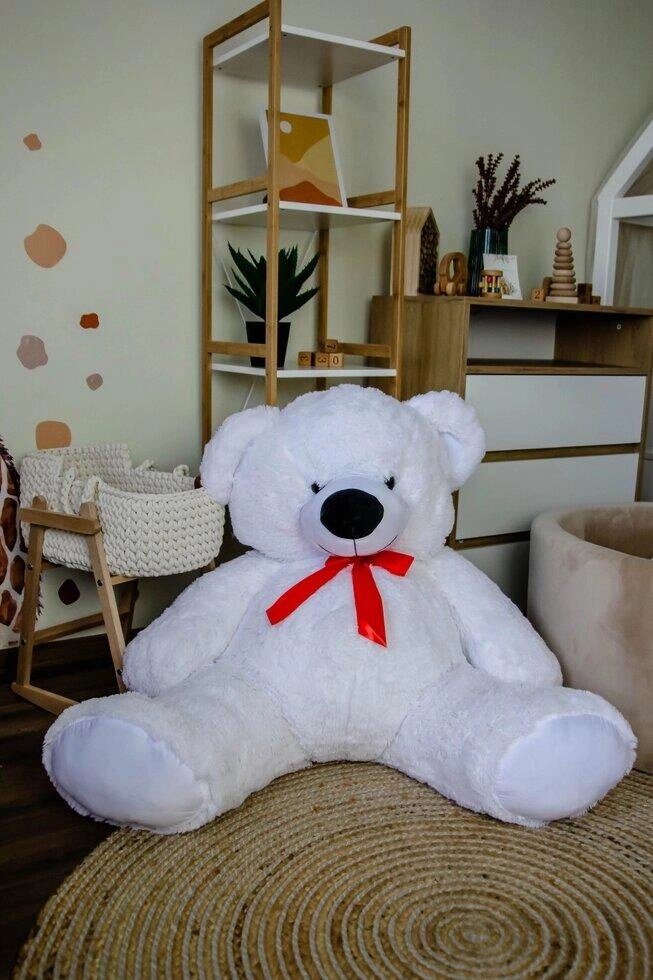 Плюшевий великий ведмідь Томмі, висота 150 см, білий великий Тедді, Код/Артикул 176 308545 від компанії greencard - фото 1