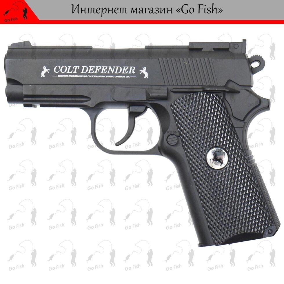 ПНЕВМАТИЧНИЙ ПІСТОЛЕТ Umarex COLT Defender 1911 + Пулі 100шт + БАЛОНИ СО2 4шт. Код/Артикул 48 від компанії greencard - фото 1