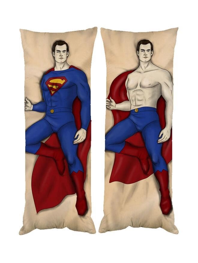 Подушка дакімакура Супермен декоративна ростова подушка для обіймання Код/Артикул 65 D60-3579-3580 від компанії greencard - фото 1