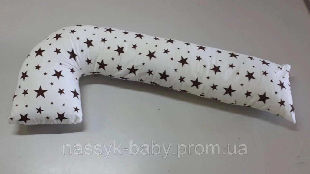 Подушка  для вагітних обнімашка + наволочка Код/Артикул 41 БХ 100/4 від компанії greencard - фото 1