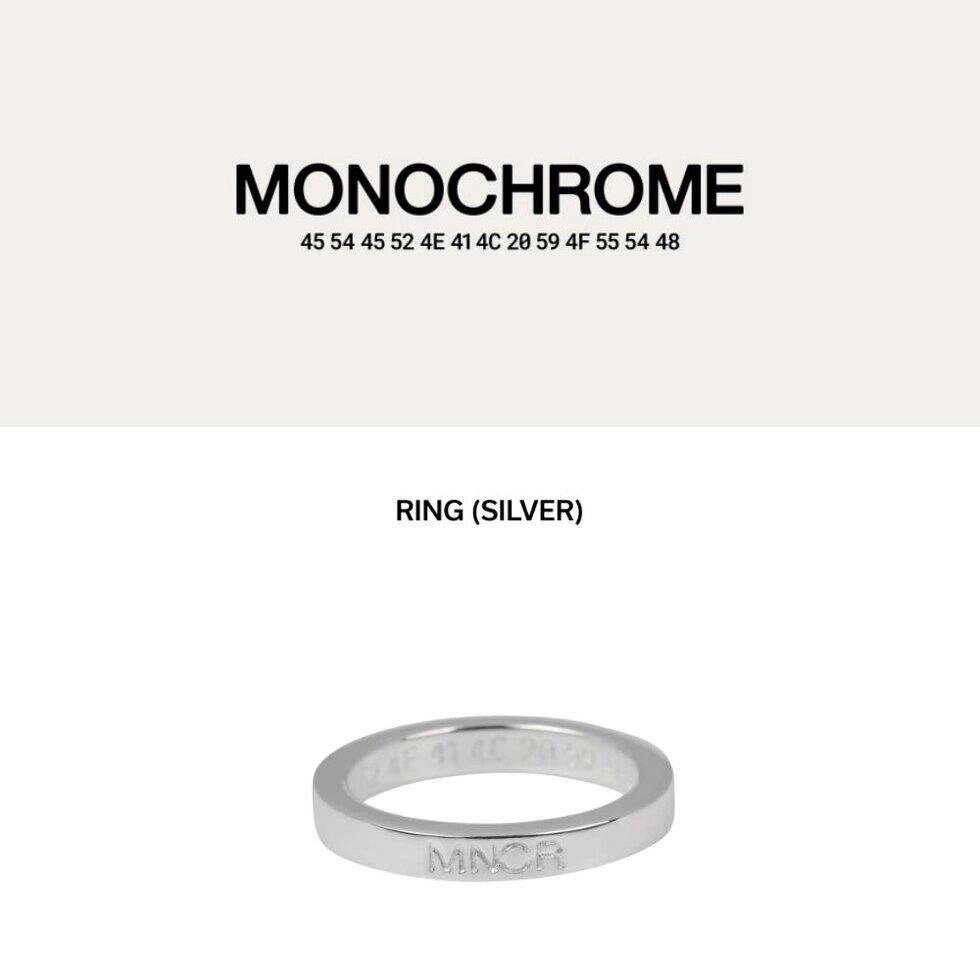 Попереднє замовлення BTS MONOCHROME Ring Silver під замовлення з кореї 30 днів доставка безкоштовна від компанії greencard - фото 1