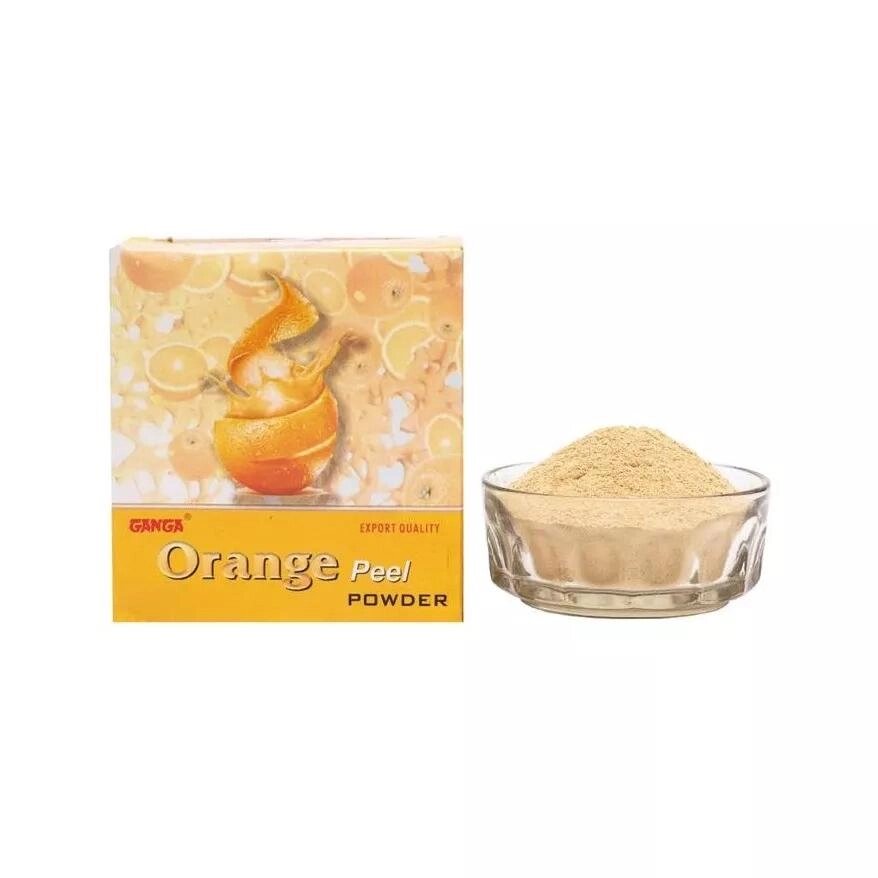 Порошок апельсинової кірки для здоров'я шкіри (80 г), Orange Peel Powder,  Ganga Pharmaceuticals під замовлення з Індії  від компанії greencard - фото 1